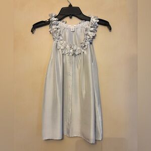 J. Crew 100% Silk Top in Silver - Size 10